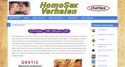 Desktop Screenshot of homosexverhalen.net